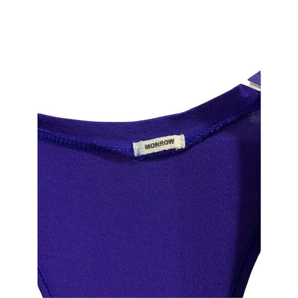 Monrow Purple Racerback Basic Casual Everyday Lightweight Tank Maxi Dress Small - Picture 4 of 10